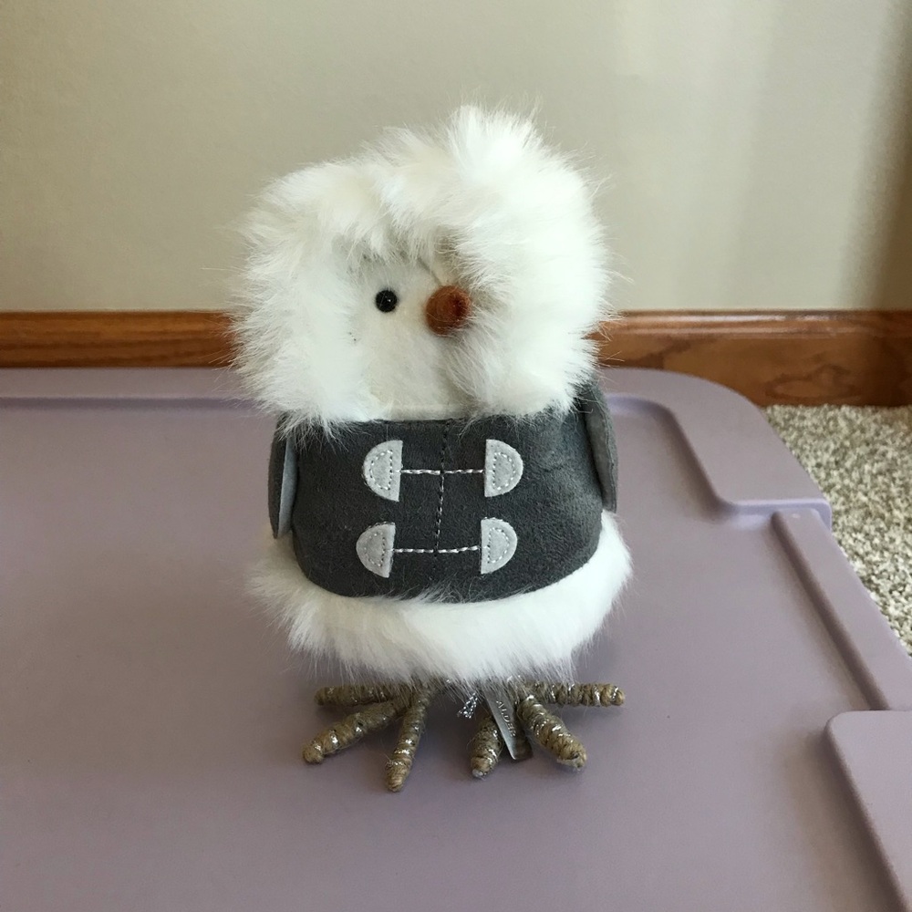 Target Wondershop 2018 Featherly Friends Winter Fabric Bird Alder